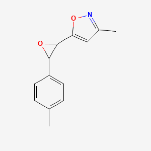 3-Methyl-5-[3-(4-methylphenyl)oxiran-2-yl]-1,2-oxazole