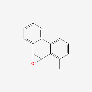 molecular formula C15H12O B14519573 Phenanthro(9,10-b)oxirene, 1a,9b-dihydro-2-methyl- CAS No. 62987-62-6