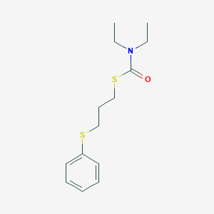 S-[3-(Phenylsulfanyl)propyl] diethylcarbamothioate