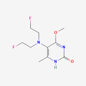 5-[Bis(2-fluoroethyl)amino]-4-methoxy-6-methylpyrimidin-2(1H)-one