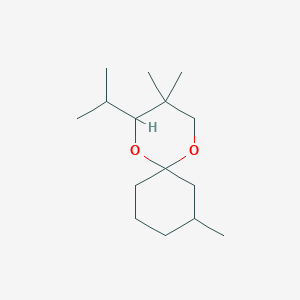 3,3,8-Trimethyl-2-(propan-2-yl)-1,5-dioxaspiro[5.5]undecane