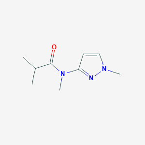 N,2-Dimethyl-N-(1-methyl-1H-pyrazol-3-yl)propanamide