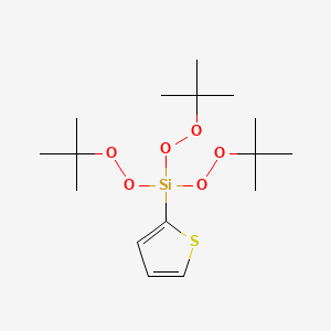 Tris(tert-butylperoxy)(thiophen-2-yl)silane