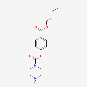 4-(Butoxycarbonyl)phenyl piperazine-1-carboxylate