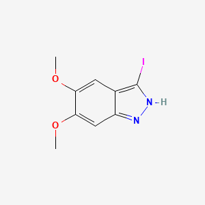 molecular formula C9H9IN2O2 B1451970 3-iodo-5,6-dimethoxy-1H-indazole CAS No. 944904-29-4