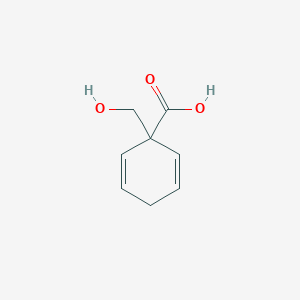 1-(Hydroxymethyl)cyclohexa-2,5-diene-1-carboxylic acid