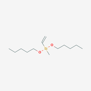 Ethenyl(methyl)bis(pentyloxy)silane