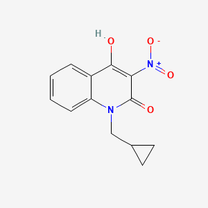 1-(Cyclopropylmethyl)-4-hydroxy-3-nitroquinolin-2(1H)-one