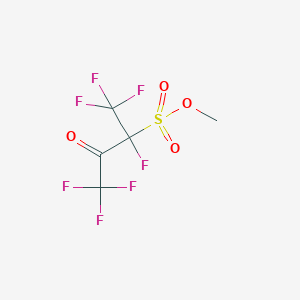 Methyl 1,1,1,2,4,4,4-heptafluoro-3-oxobutane-2-sulfonate