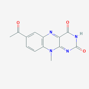 7-Acetyl-10-methylbenzo[g]pteridine-2,4(3H,10H)-dione