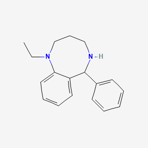 1-Ethyl-6-phenyl-1,2,3,4,5,6-hexahydro-1,5-benzodiazocine