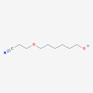 3-[(6-Hydroxyhexyl)oxy]propanenitrile