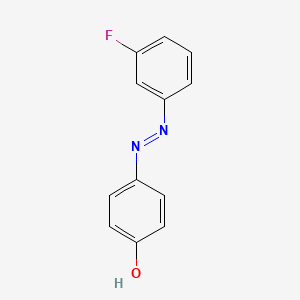 4-[2-(3-Fluorophenyl)hydrazinylidene]cyclohexa-2,5-dien-1-one