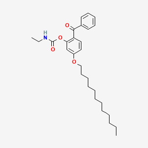 2-Benzoyl-5-(dodecyloxy)phenyl ethylcarbamate