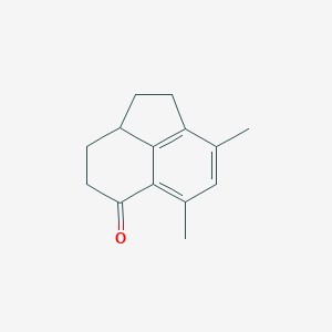 molecular formula C14H16O B14519966 6,8-Dimethyl-2,2a,3,4-tetrahydroacenaphthylen-5(1H)-one CAS No. 62678-10-8