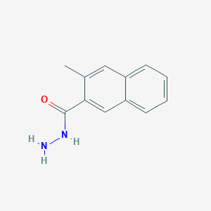 molecular formula C12H12N2O B14519984 3-Methylnaphthalene-2-carbohydrazide CAS No. 62936-90-7