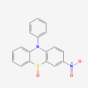 3-Nitro-10-phenyl-10H-phenothiazine 5-oxide