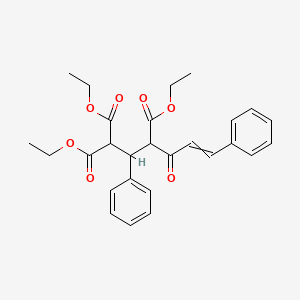 Triethyl 4-oxo-2,6-diphenylhex-5-ene-1,1,3-tricarboxylate