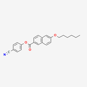 4-Cyanophenyl 6-(hexyloxy)naphthalene-2-carboxylate