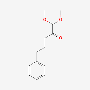 1,1-Dimethoxy-5-phenylpentan-2-one