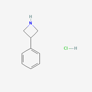 molecular formula C9H12ClN B1452009 3-Phenylazetidine hydrochloride CAS No. 7606-30-6