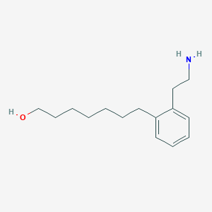 7-[2-(2-Aminoethyl)phenyl]heptan-1-OL