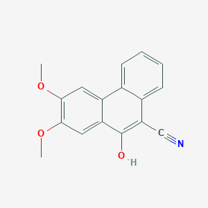 10-Hydroxy-2,3-dimethoxyphenanthrene-9-carbonitrile