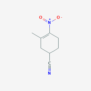 3-Methyl-4-nitrocyclohex-3-ene-1-carbonitrile