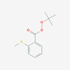 molecular formula C12H16O3S B14520137 tert-Butyl 2-(methylsulfanyl)benzene-1-carboperoxoate CAS No. 63045-46-5