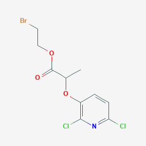 2-Bromoethyl 2-[(2,6-dichloropyridin-3-yl)oxy]propanoate