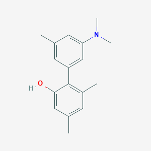 3'-(Dimethylamino)-4,5',6-trimethyl[1,1'-biphenyl]-2-ol