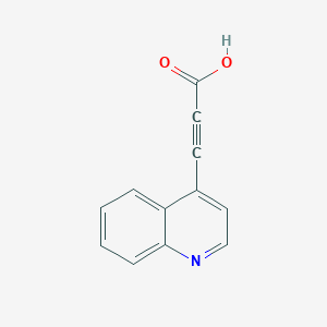 2-Propynoic acid, 3-(4-quinolinyl)-