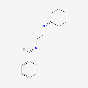 N-{2-[(E)-Benzylideneamino]ethyl}cyclohexanimine