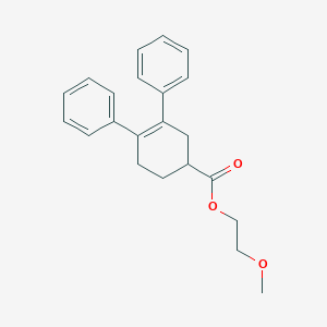 2-Methoxyethyl 3,4-diphenylcyclohex-3-ene-1-carboxylate