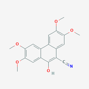 10-Hydroxy-2,3,6,7-tetramethoxyphenanthrene-9-carbonitrile