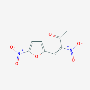 3-Nitro-4-(5-nitrofuran-2-yl)but-3-en-2-one