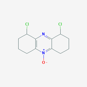 molecular formula C12H14Cl2N2O B14520290 Phenazine, 1,9-dichloro-1,2,3,4,6,7,8,9-octahydro-, 5-oxide CAS No. 62539-96-2