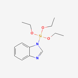 molecular formula C13H20N2O3Si B14520347 1-(Triethoxysilyl)-1H-benzimidazole CAS No. 62597-71-1