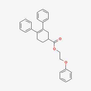 2-Phenoxyethyl 3,4-diphenylcyclohex-3-ene-1-carboxylate