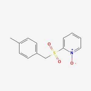 Pyridine, 2-[[(4-methylphenyl)methyl]sulfonyl]-, 1-oxide