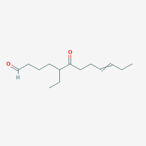 5-Ethyl-6-oxododec-9-enal