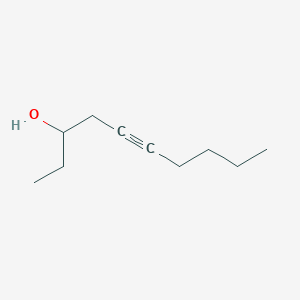 molecular formula C10H18O B14520423 Dec-5-YN-3-OL CAS No. 62873-34-1