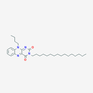 10-Butyl-3-hexadecylbenzo[g]pteridine-2,4(3H,10H)-dione