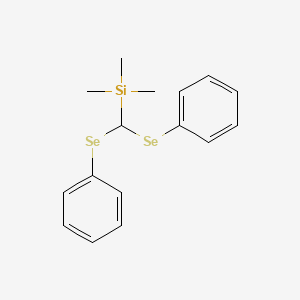 [Bis(phenylselanyl)methyl](trimethyl)silane