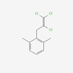 1,3-Dimethyl-2-(2,3,3-trichloroprop-2-en-1-yl)benzene