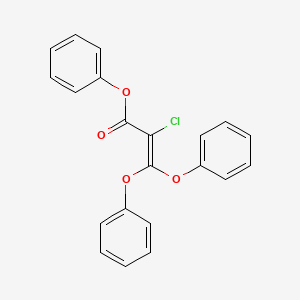 Phenyl 2-chloro-3,3-diphenoxyprop-2-enoate