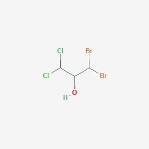 1,1-Dibromo-3,3-dichloropropan-2-ol