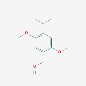 molecular formula C12H18O3 B14520474 [2,5-Dimethoxy-4-(propan-2-yl)phenyl]methanol CAS No. 62458-52-0