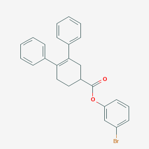 (3-Bromophenyl) 3,4-diphenylcyclohex-3-ene-1-carboxylate