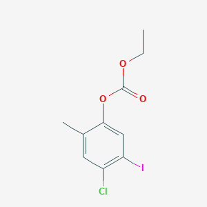 4-Chloro-5-iodo-2-methylphenyl ethyl carbonate